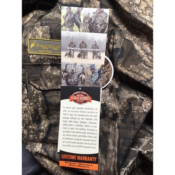 Frogg Toggs Pilot, Real Tree Camo Shirt/Jacket, Water proof, Lifetime Warranty! - Picture 8 of 10